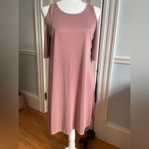 Acemi Rose Cold Shoulder Dress